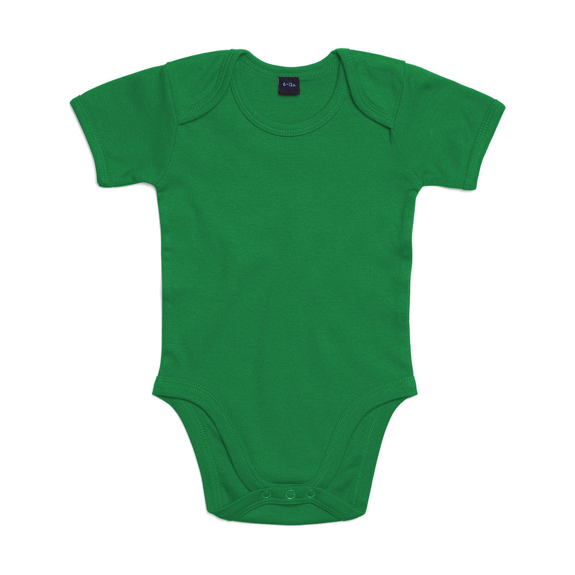 Dětské body Babybugz Organic Baby Short - zelené, 12-18 měsíců