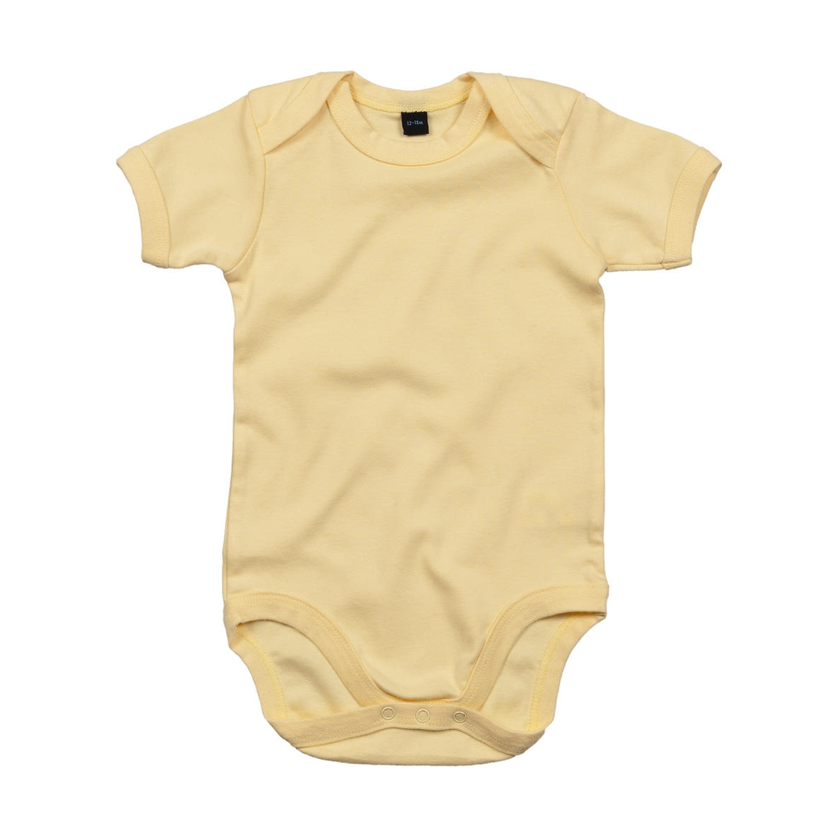 Dětské body Babybugz Organic Baby Short - žluté, 12-18 měsíců