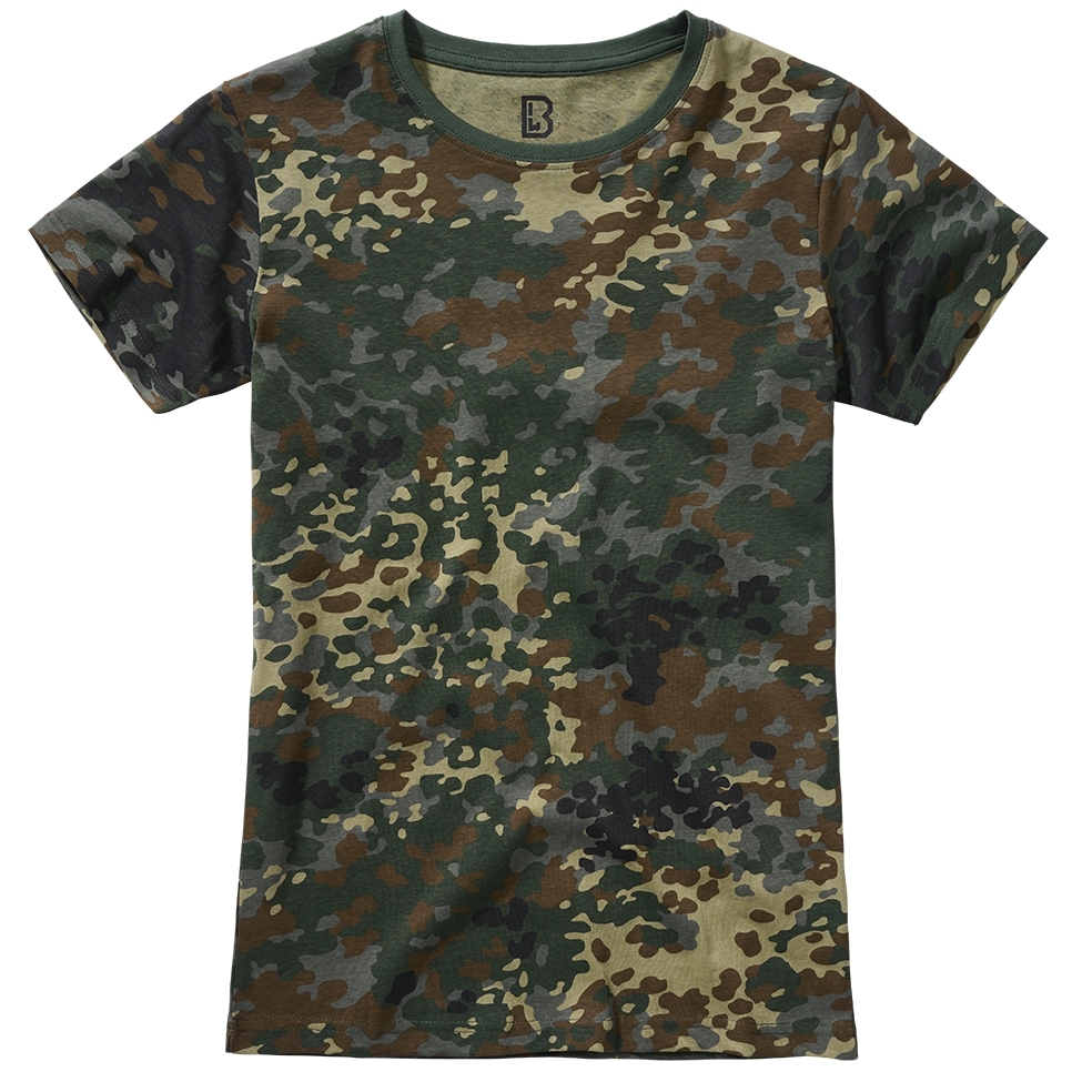 Tričko dámské Brandit Ladies T-Shirt - flecktarn, XL