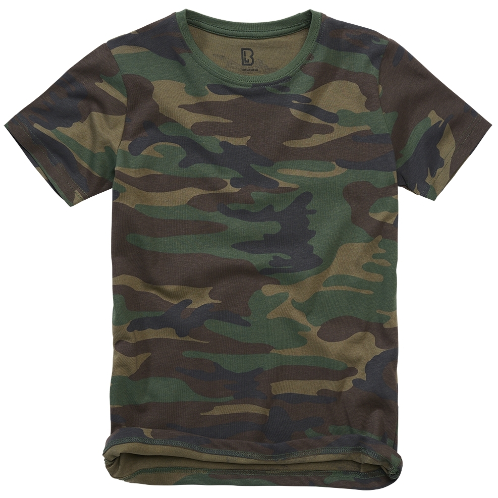 Tričko dětské Brandit Kids T-Shirt - woodland, 170/176