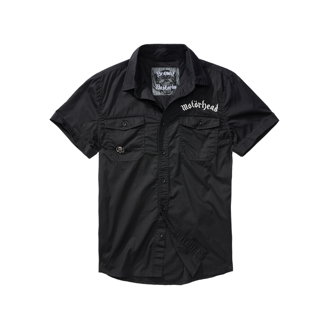 Košile Brandit Motörhead Shirt 1/2 - černá, 7XL