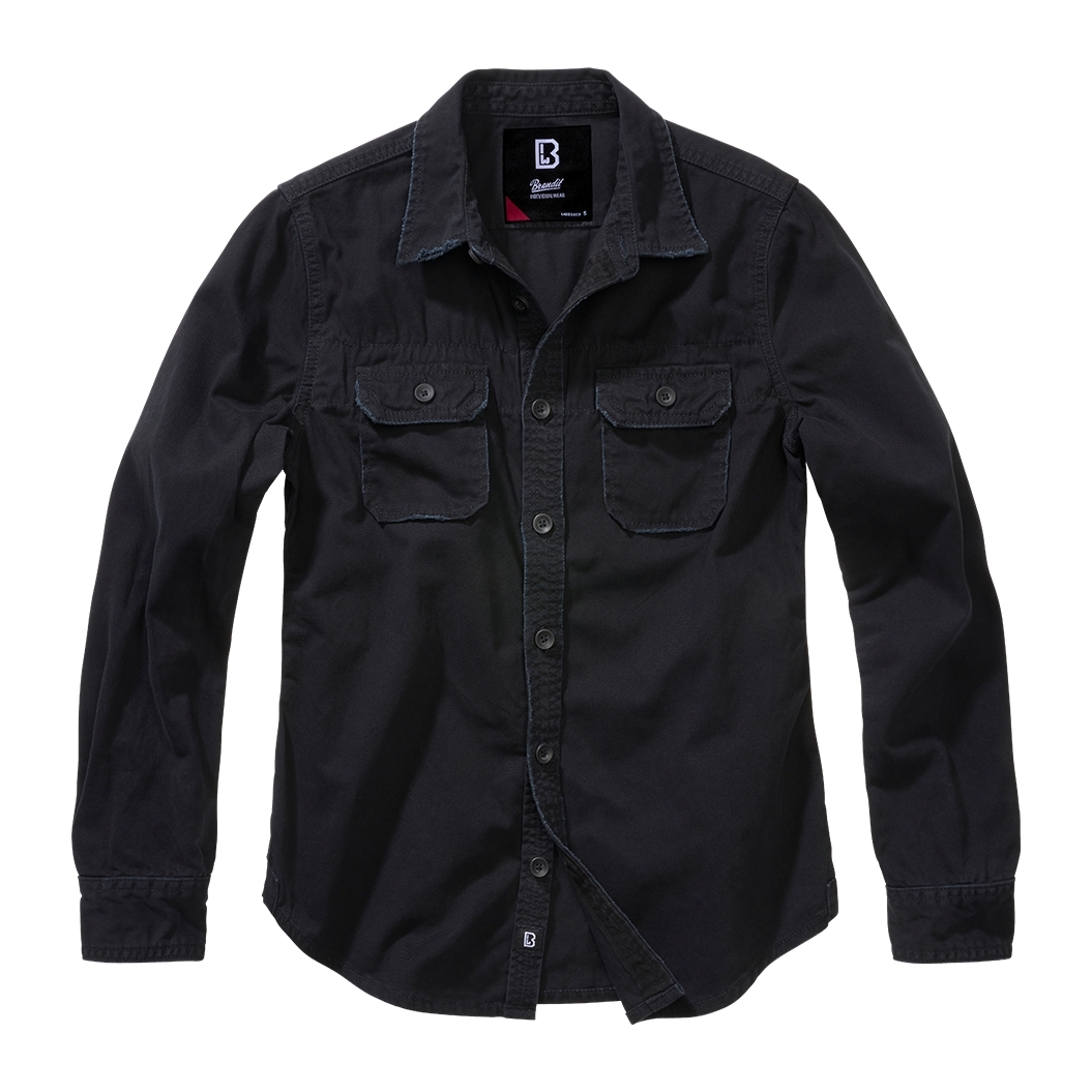 Košile dámská Brandit Ladies Vintage Shirt 1/1 - černá, XL