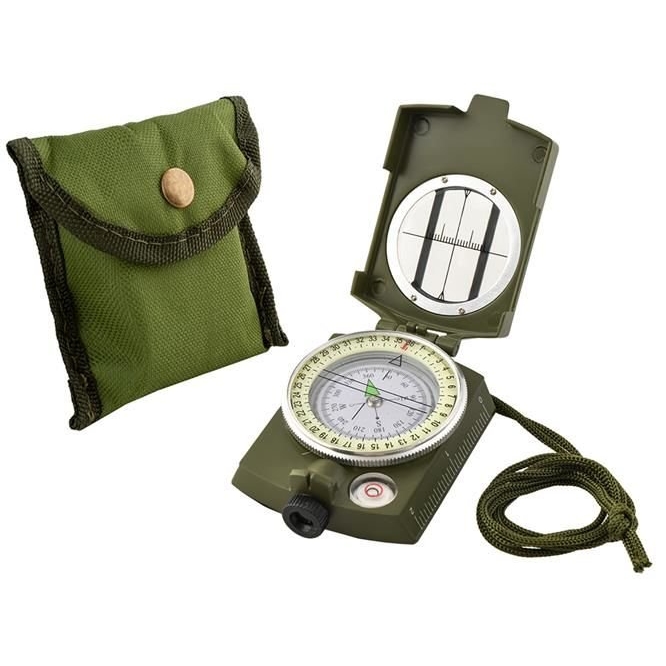 Kompas kovový ISO Army - olivový