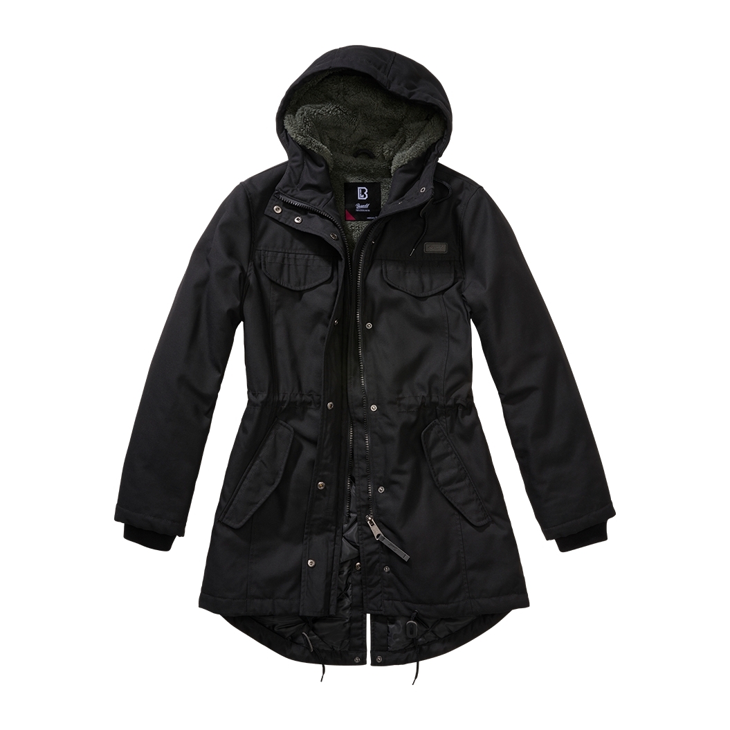 Kabát Brandit Ladies Marsh Lake Parka - černý, XL
