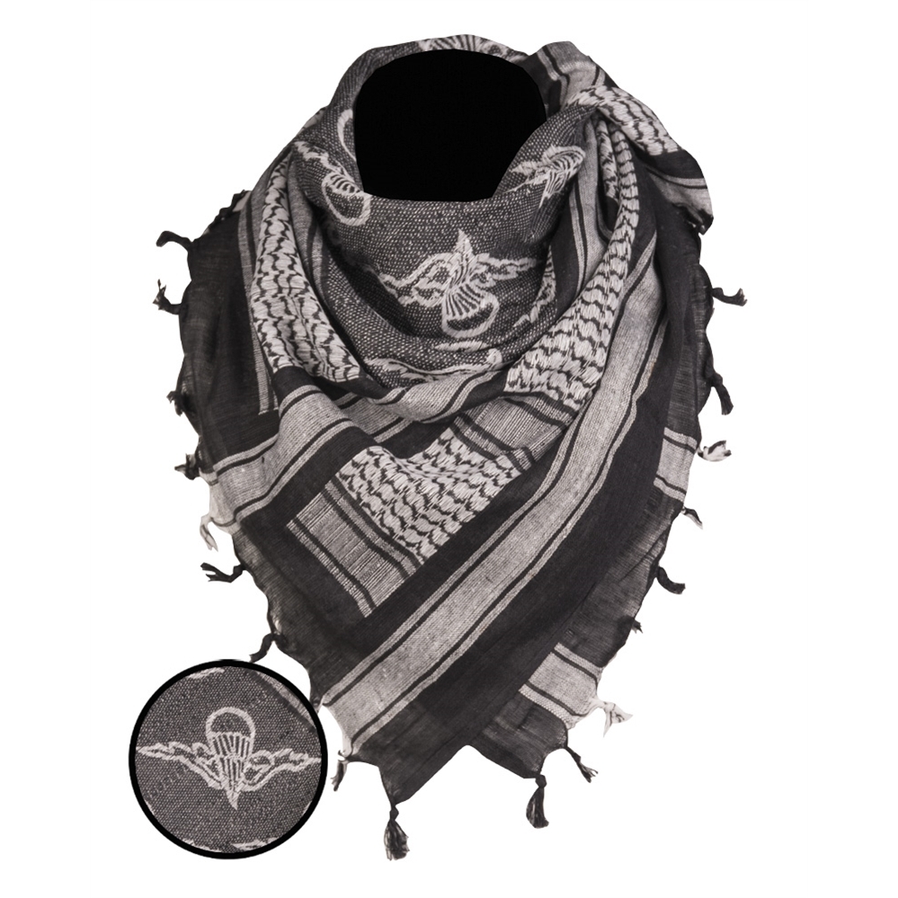 Šátek Shemagh Paratrooper Mil-Tec - černý