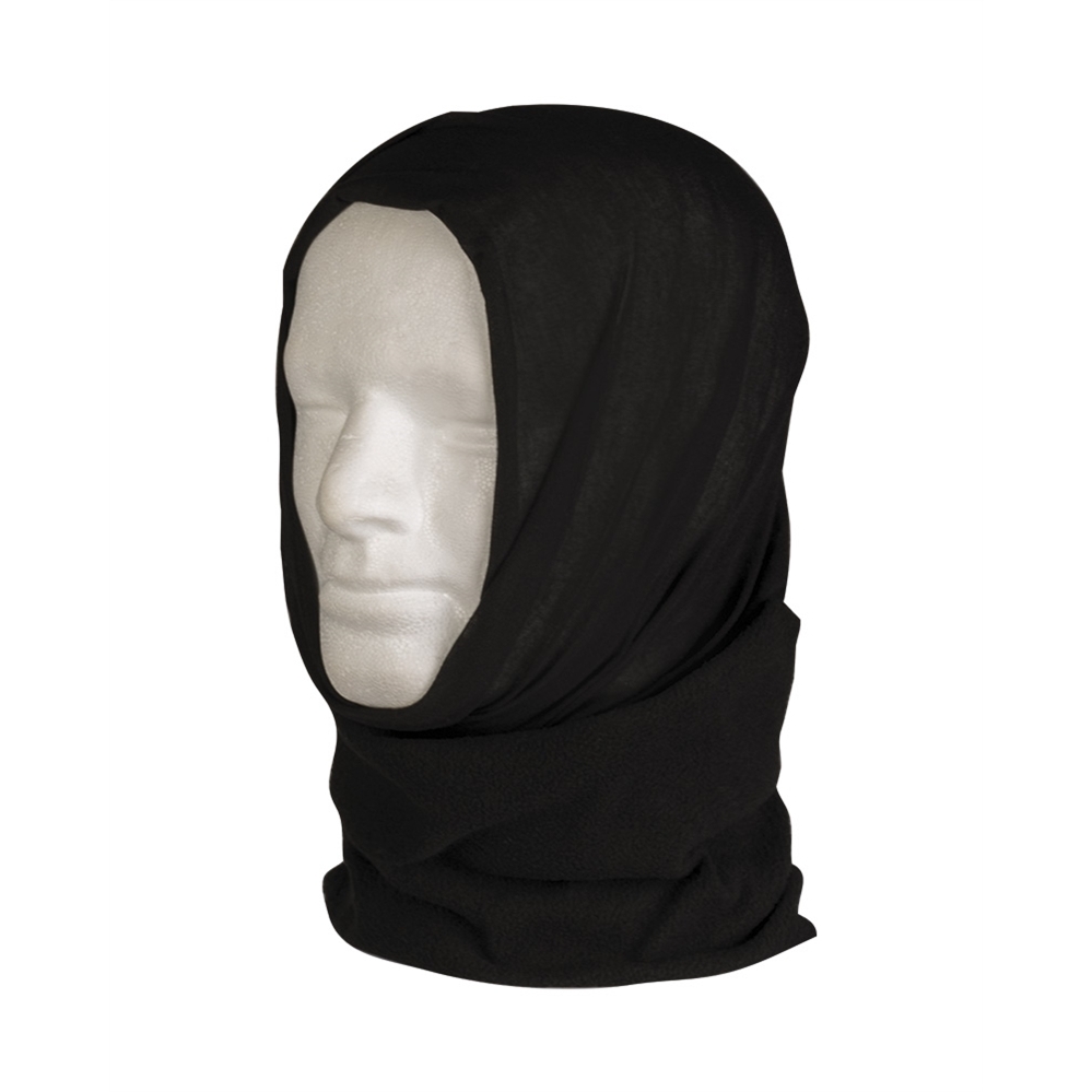 Šátek multifunkční Mil-Tec Headgear Fleece - černý