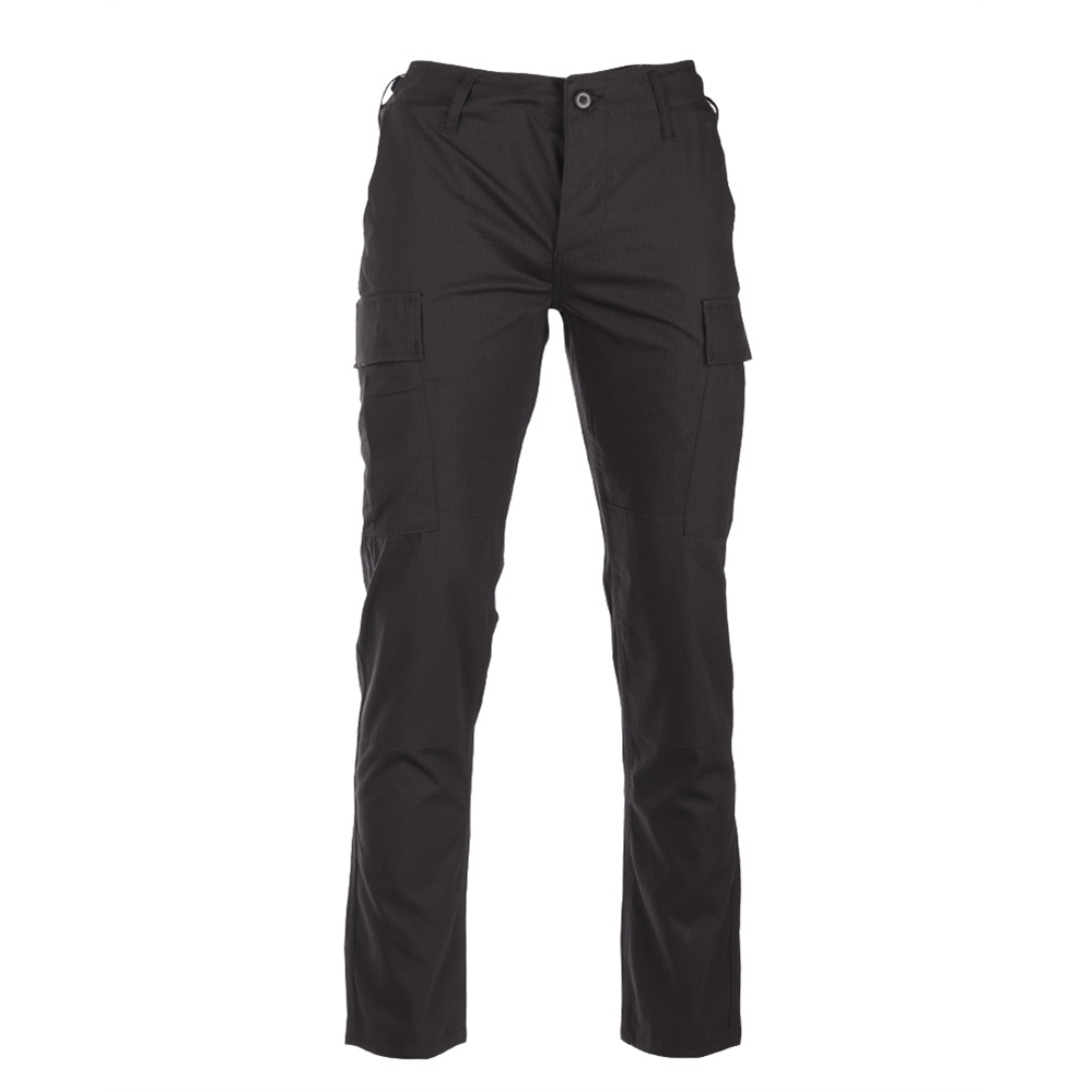 US kalhoty Mil-Tec BDU Slim Fit - černé, XXL