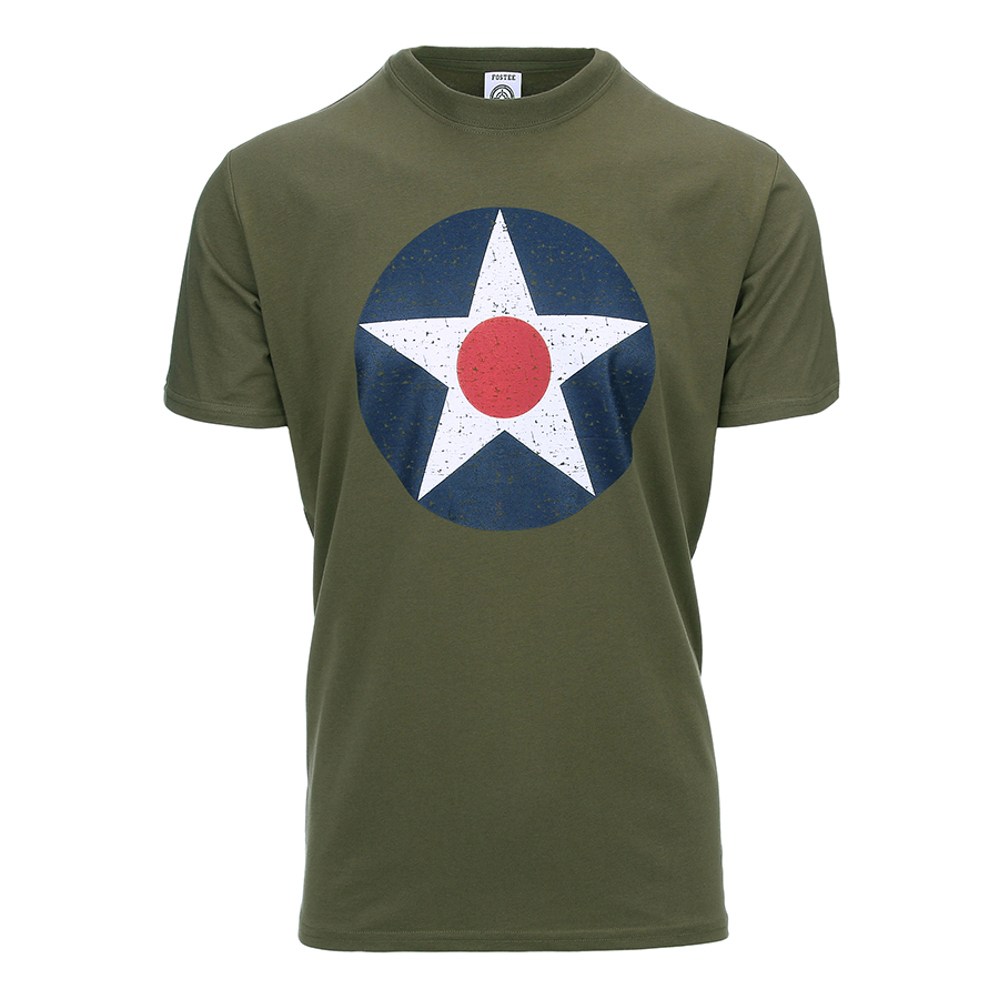 Tričko Fostex US Army Air Corps - olivové