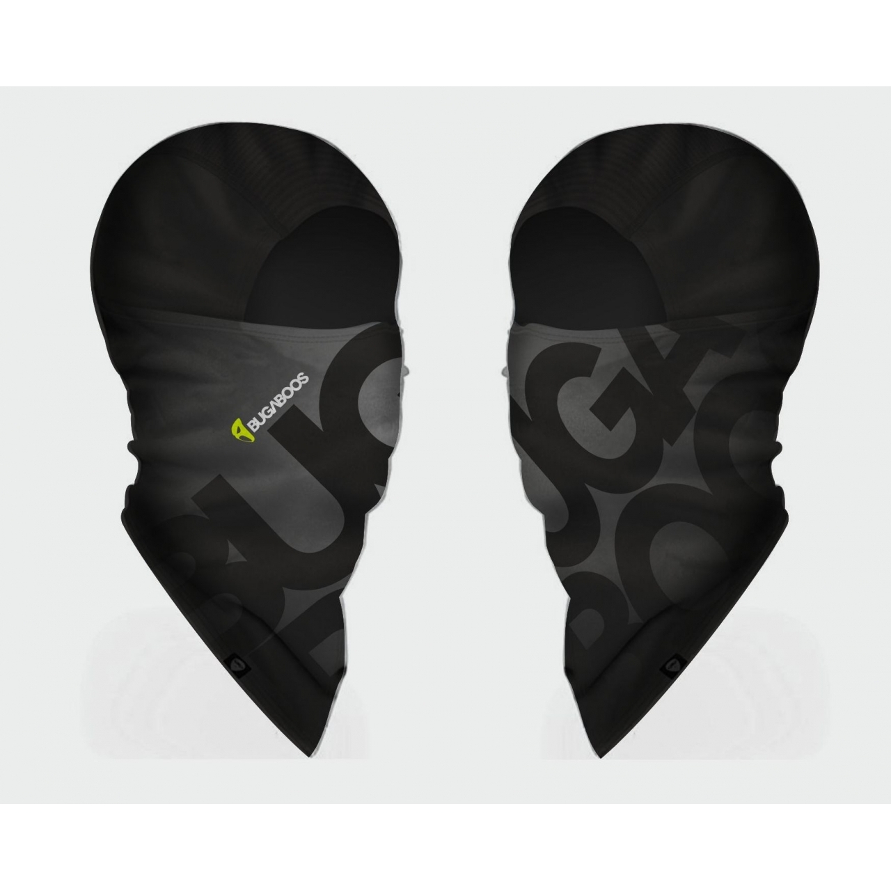 Obličejová maska Bugaboos Classic - černá-šedá, L/XL