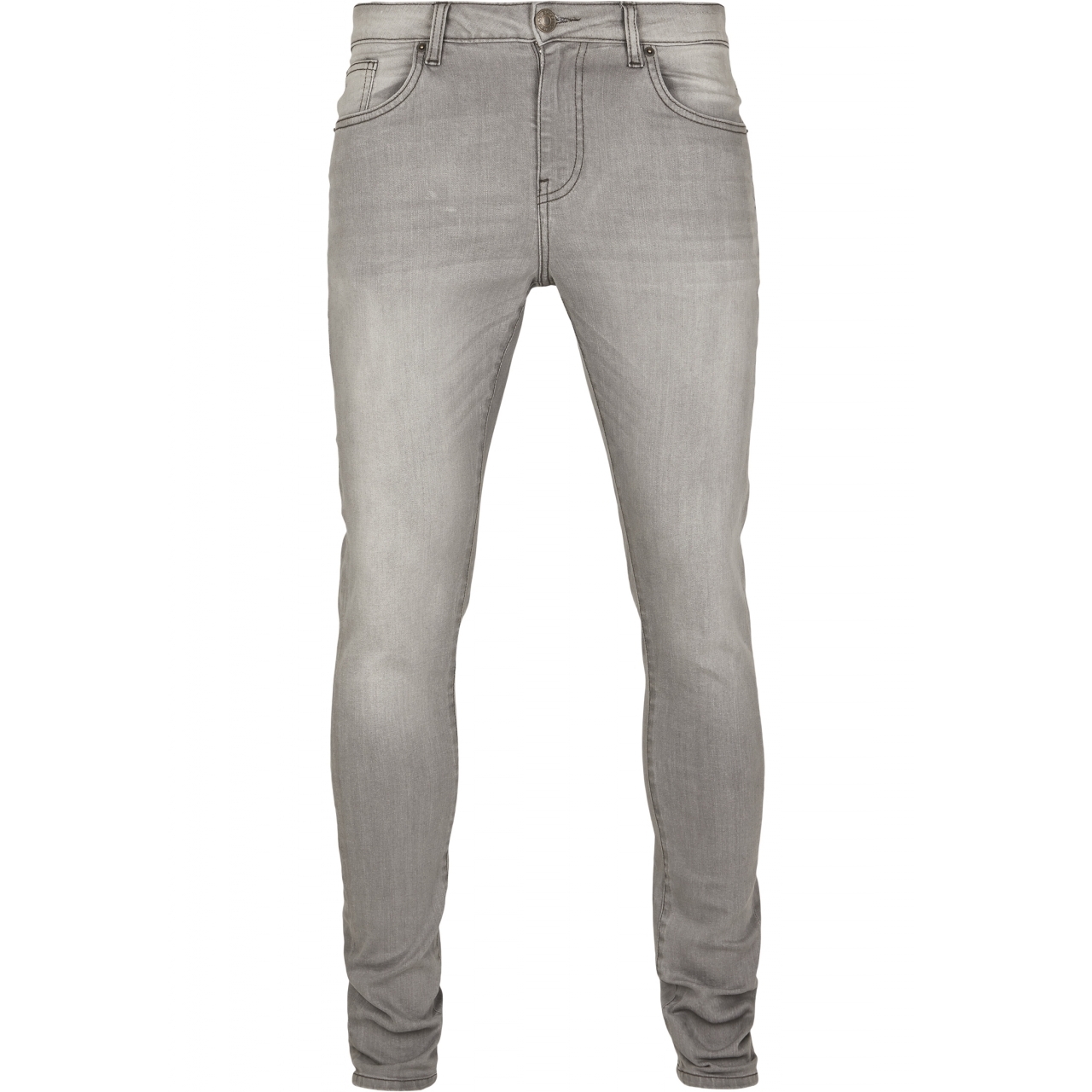 Džíny Urban Classics Slim Fit Jeans - šedé, 28/32