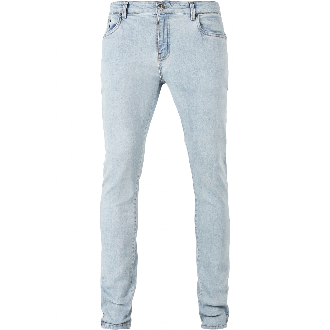 Džíny Urban Classics Slim Fit Zip Jeans - modré, 28/32
