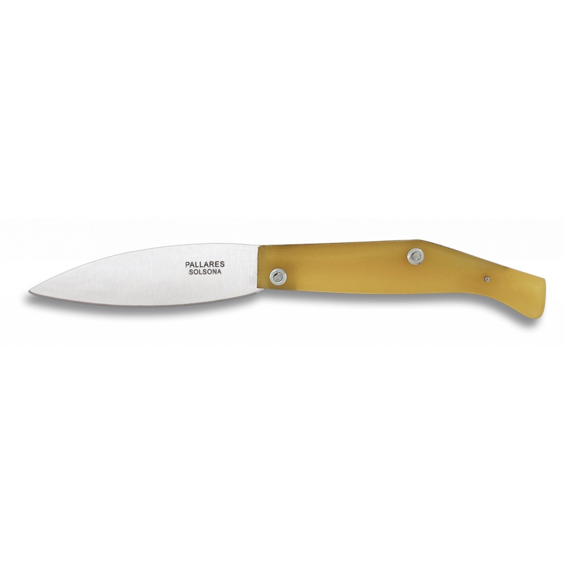 Nůž zavírací Pallarés Nº0 Carbon Penknife - žlutý-stříbrný (18+)