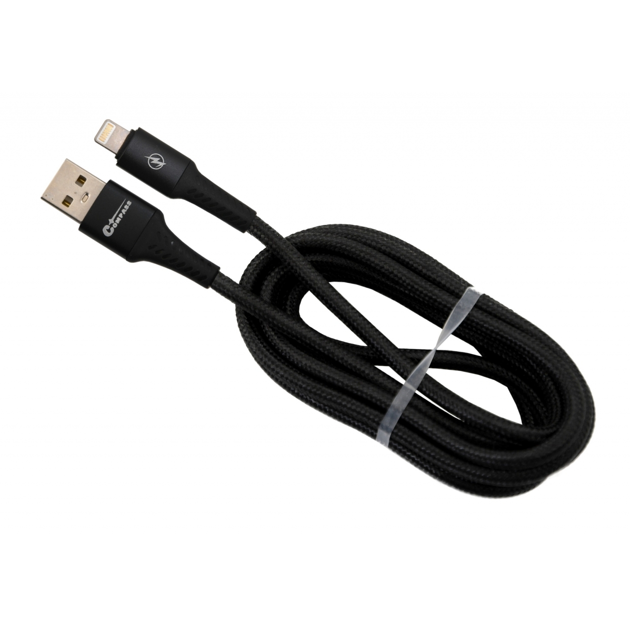 Datový a nabíjecí kabel Compass Speed USB-A / iPhone - černý