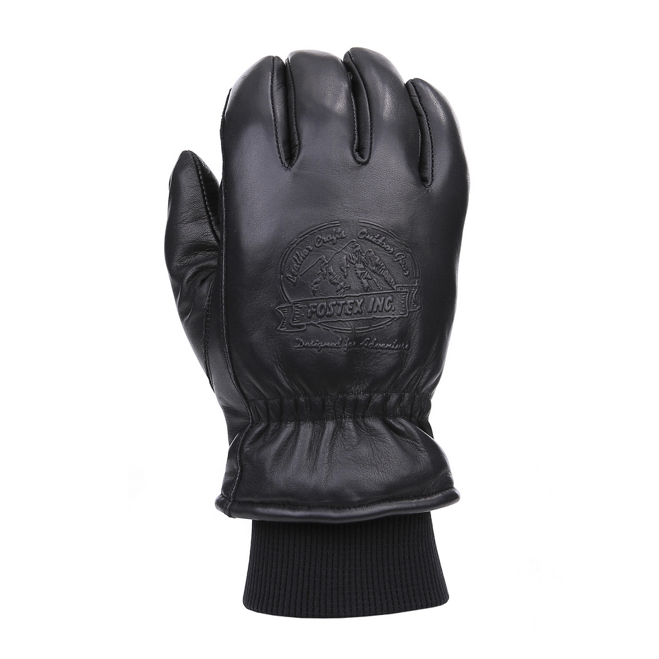 Rukavice Fostex Leather Outdoor - černé, XS