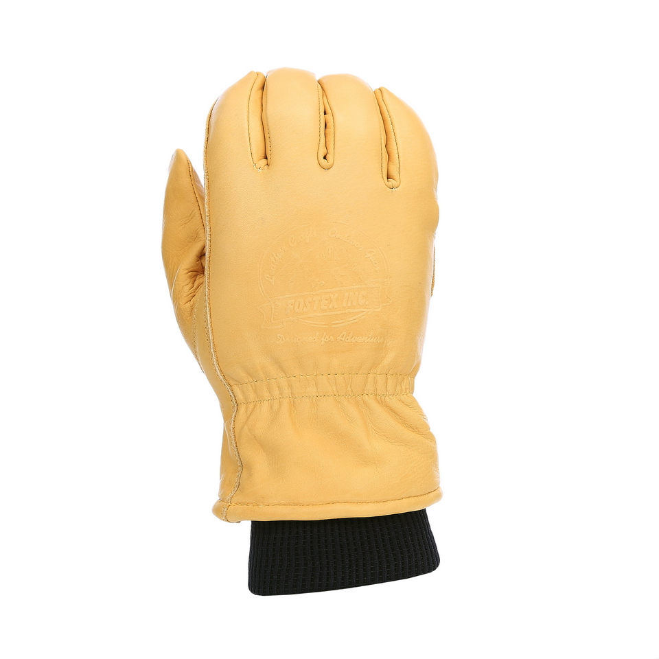 Rukavice Fostex Leather Outdoor - žluté, XS