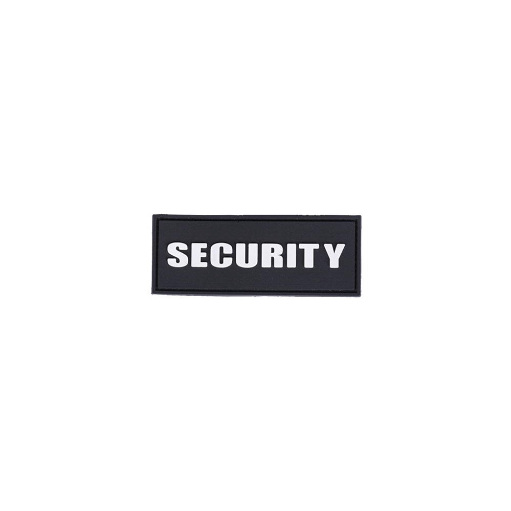 Nášivka Mil-Tec Security 8 x 3 cm - černá
