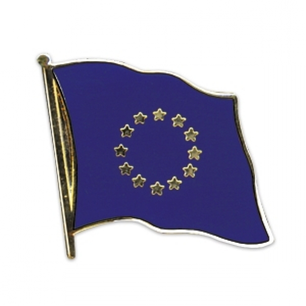 Odznak (pins) 20mm vlajka Evropská unie (EU) - barevný