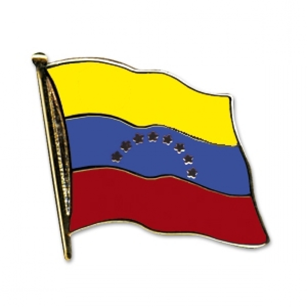 Odznak (pins) 20mm vlajka Venezuela - barevný