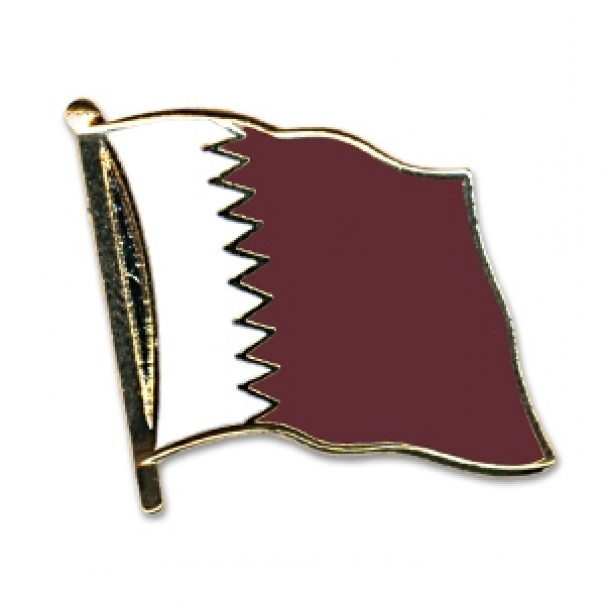 Odznak (pins) 20mm vlajka Katar - barevný