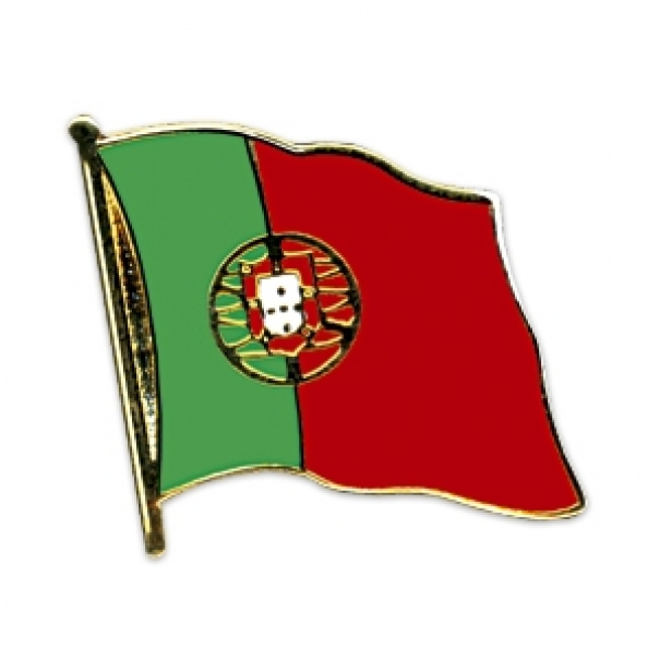 Odznak (pins) 20mm vlajka Portugalsko - barevný