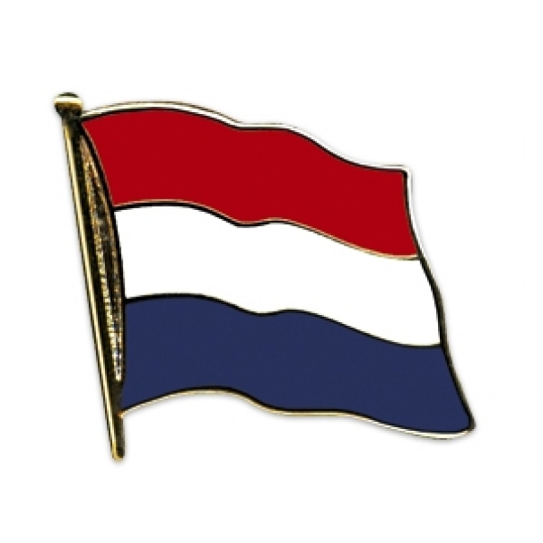 Odznak (pins) 20mm vlajka Nizozemsko - barevný