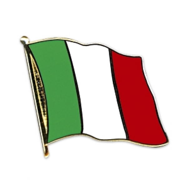 Odznak (pins) 20mm vlajka Itálie - barevný