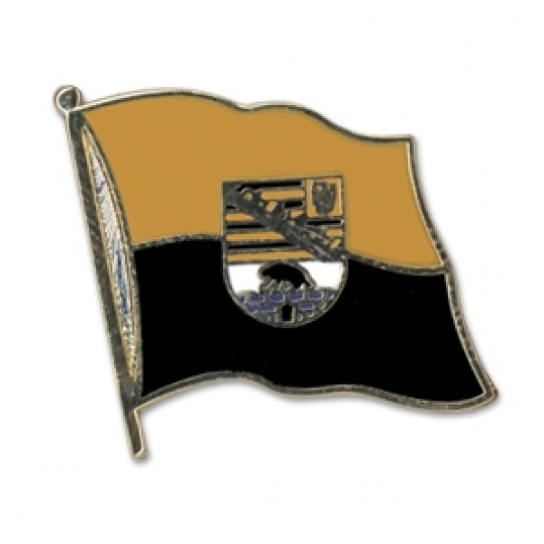 Odznak (pins) 20mm vlajka Sasko-Anhaltsko - barevný