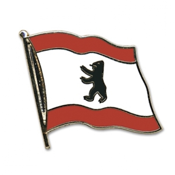 Odznak (pins) 20mm vlajka Berlín - barevný