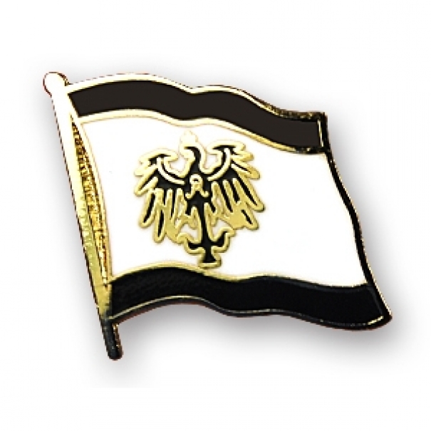 Odznak (pins) 20mm vlajka Prusko - barevný