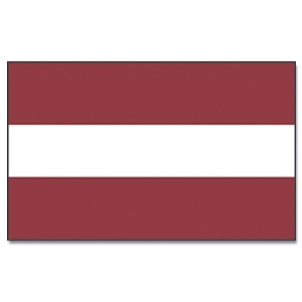 Vlajka Lotyšsko 30 x 45 cm na tyčce