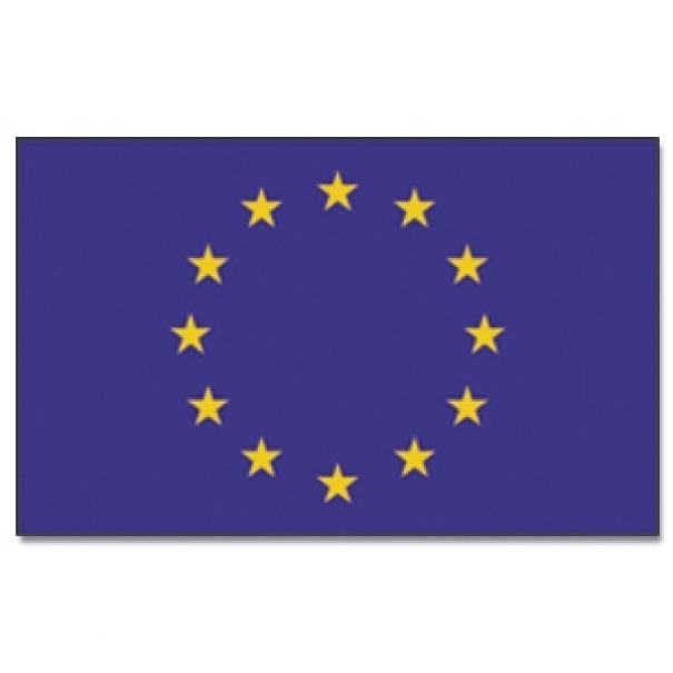 Vlajka Evropská unie (EU) 30 x 45 cm na tyčce