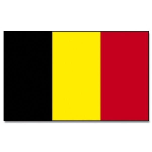 Vlajka Belgie 30 x 45 cm na tyčce