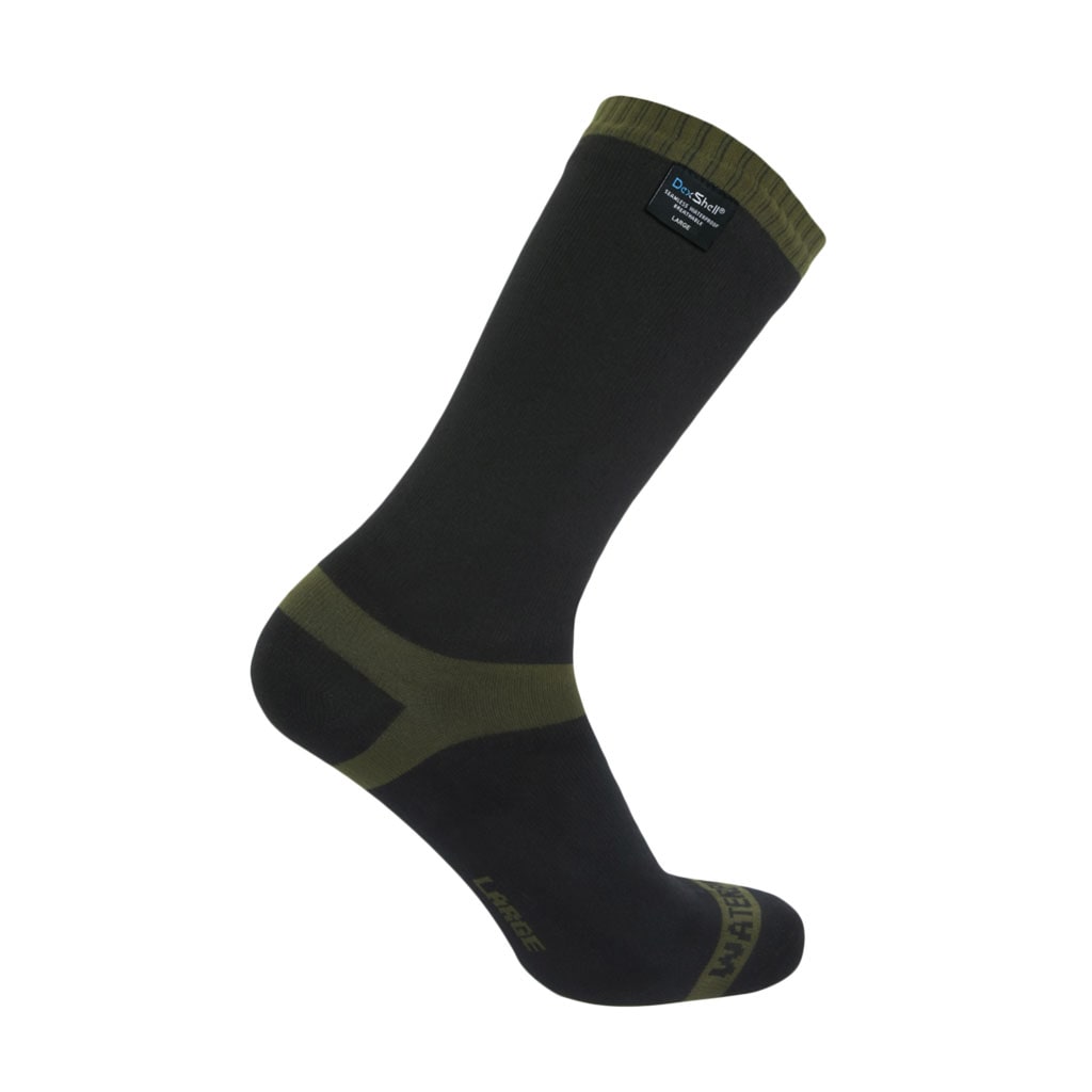 Ponožky DexShell Trekking Sock - černé-olivové, XL