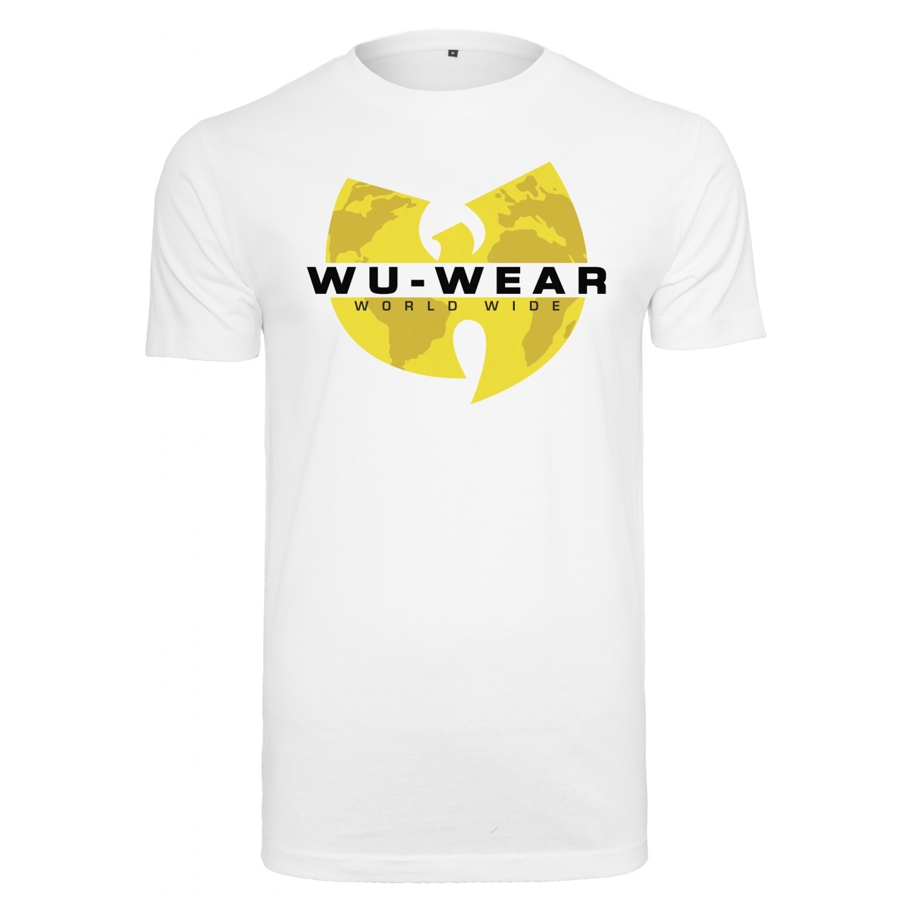 Triko Wu-Wear Logo Worldwide - bílé, XS