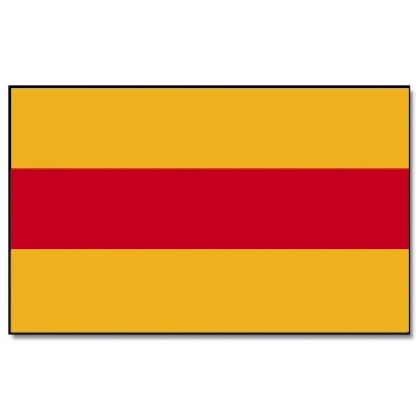 Vlajka Bádensko 30 x 45 cm na tyčce