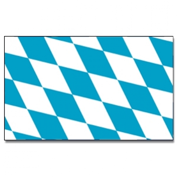 Vlajka Bavorsko 30 x 45 cm na tyčce