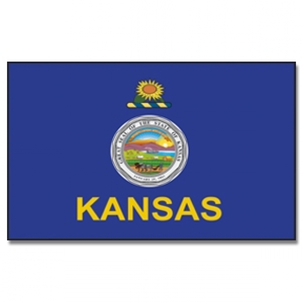 Vlajka Promex Kansas (USA) 150 x 90 cm