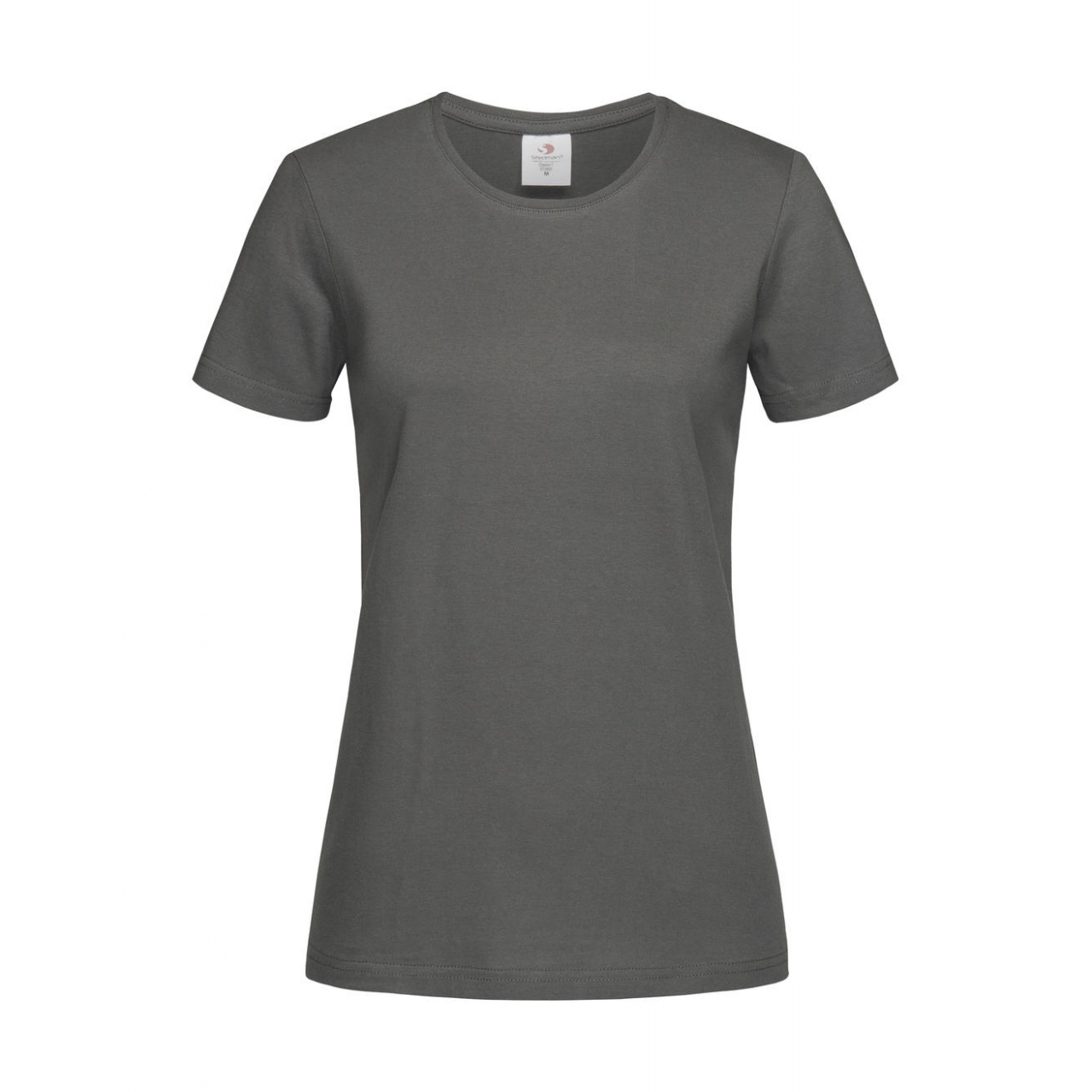 Tričko dámské Stedman Fitted s kulatým výstřihem - šedé, XL