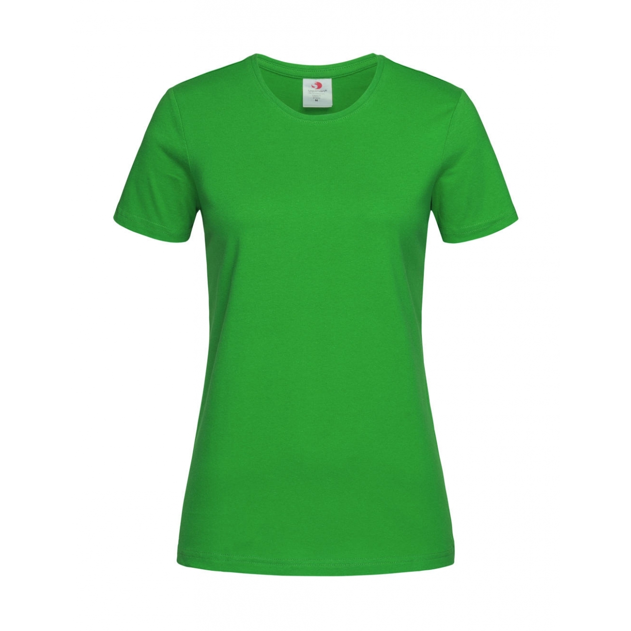 Tričko dámské Stedman Fitted s kulatým výstřihem - zelené, XS
