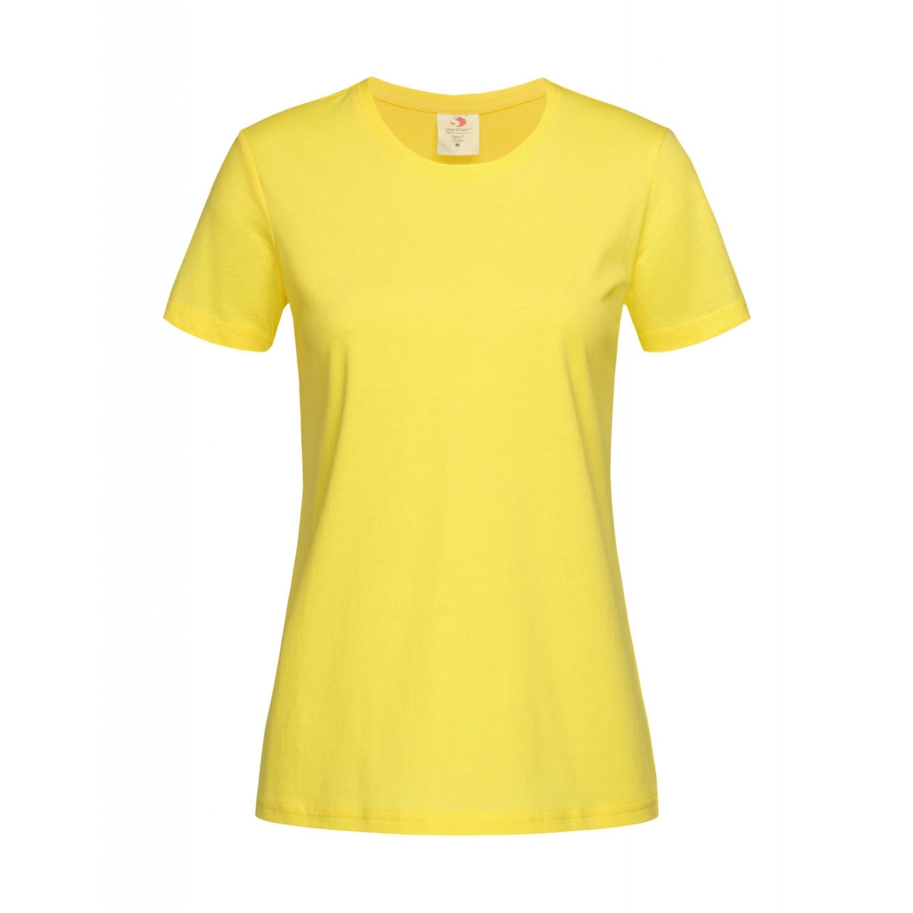 Tričko dámské Stedman Fitted s kulatým výstřihem - žluté, XS