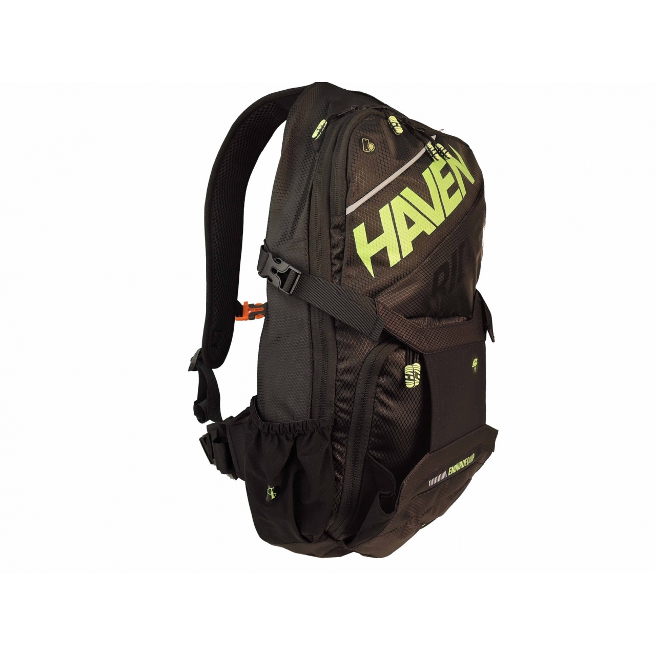 Hydratační batoh Haven Ride-KI 22l - černý-zelený, bez chrániče páteře