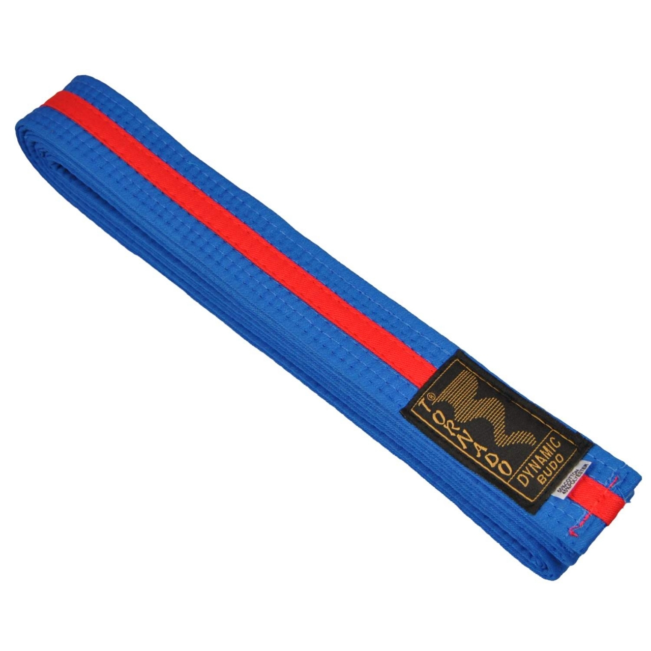 Kimono pásek Tornado Dynamic Budo 4cm - modrý-červený