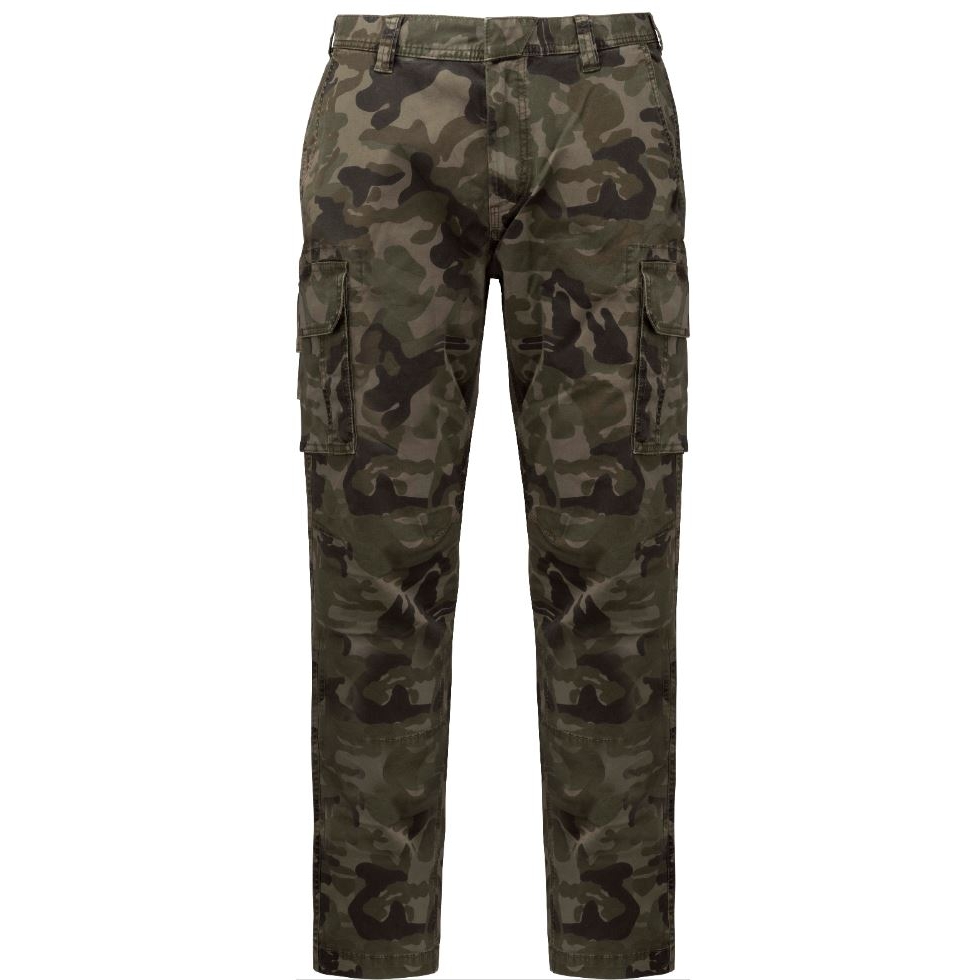 Pánské kapsáčové kalhoty Kariban Airborne - woodland, 44