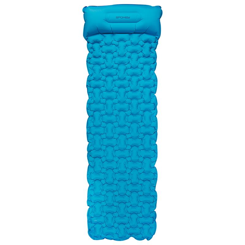 Nafukovací matrace s polštářem Spokey Air 213x62x6 cm - modrá