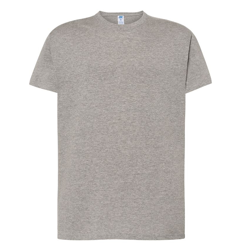 Pánské tričko JHK Regular - šedé, 5XL