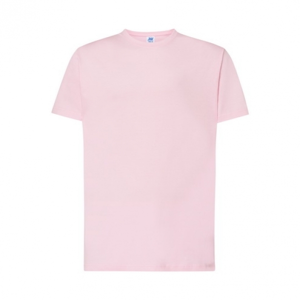 Pánské tričko JHK Regular - světle růžové, XS