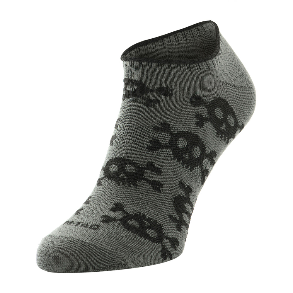 Lehké letní ponožky M-Tac Pirate Skull Lower - olivové, 39-42