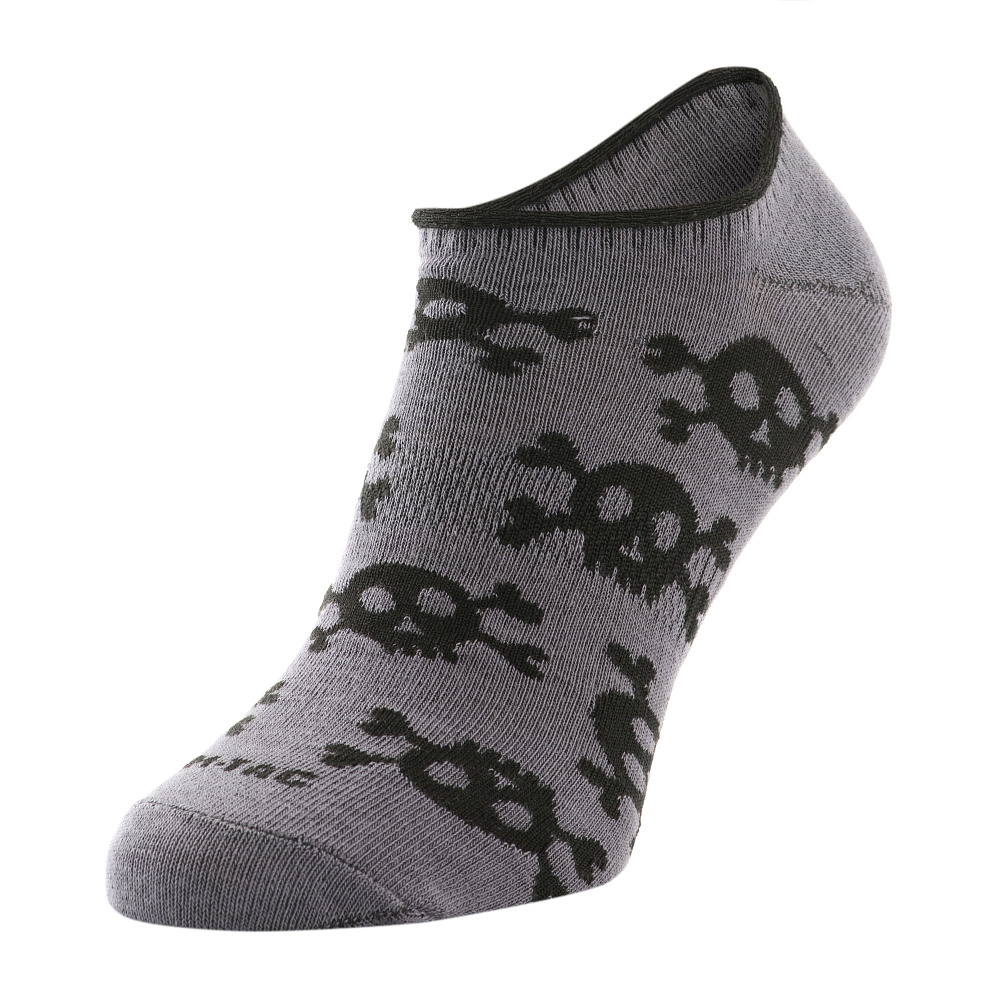 Lehké letní ponožky M-Tac Pirate Skull Lower - šedé, 39-42