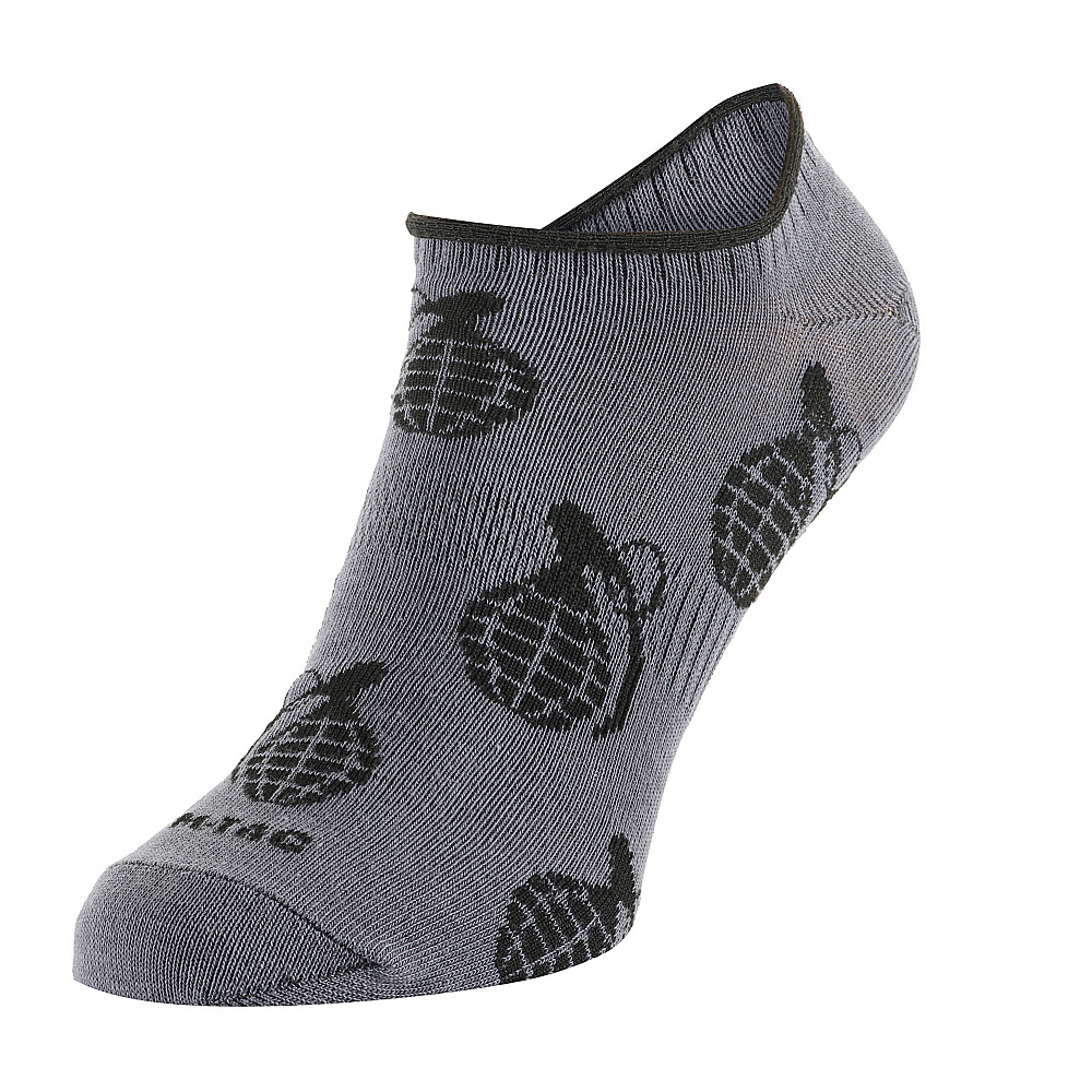 Lehké letní ponožky M-Tac Grenades Lower - šedé, 39-42