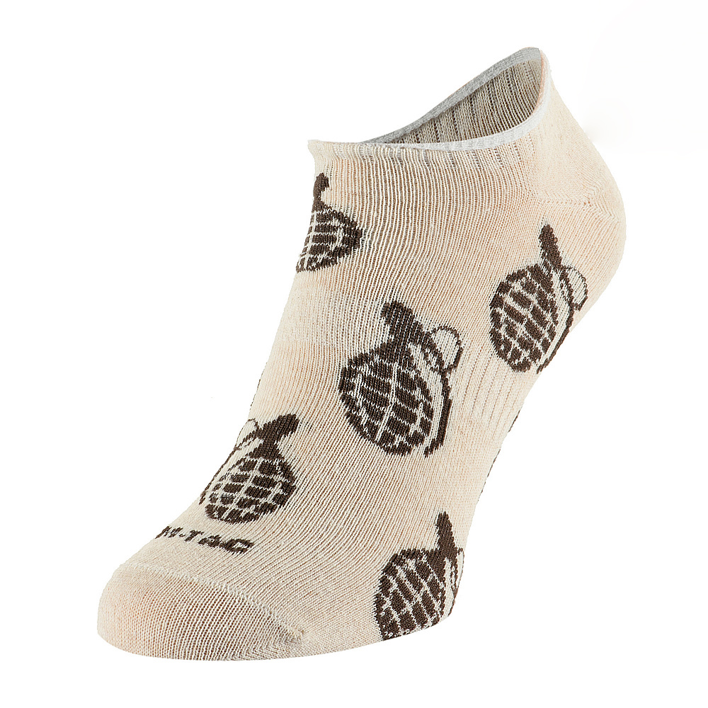 Lehké letní ponožky M-Tac Grenades Lower - béžové, 43-46